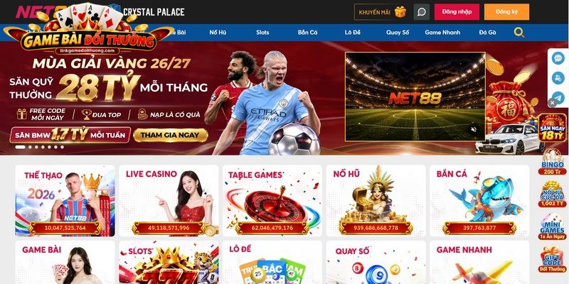 Nhận thưởng khuyến mãi Net88 cực khủng khi tham gia giải trí
