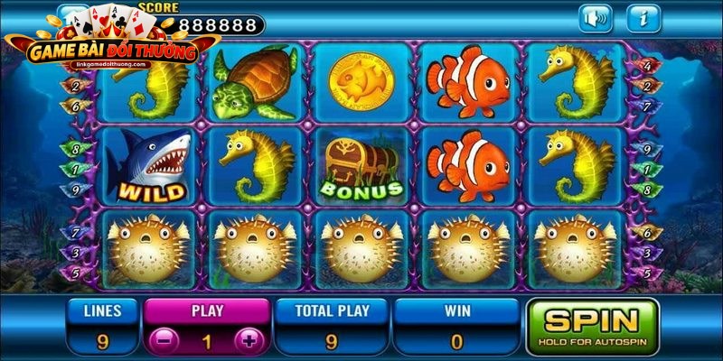 Các tính năng hỗ trợ Spin độc quyền trong game Nổ hũ Đại Dương