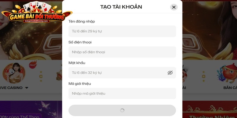 Ricbet - Sân Chơi Đổi Thưởng Uy Tín Dẫn Đầu Thị Trường 4 Mở tài khoản Ricbet là thao tác khởi đầu bắt buộc để nhận quà lớn